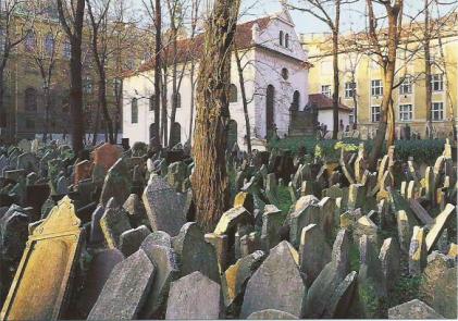 Le vieux cimetière juif de Josefov