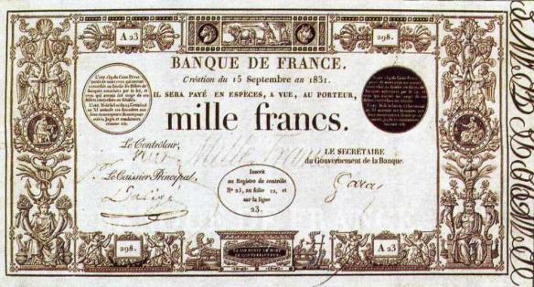 1000_francs_1831