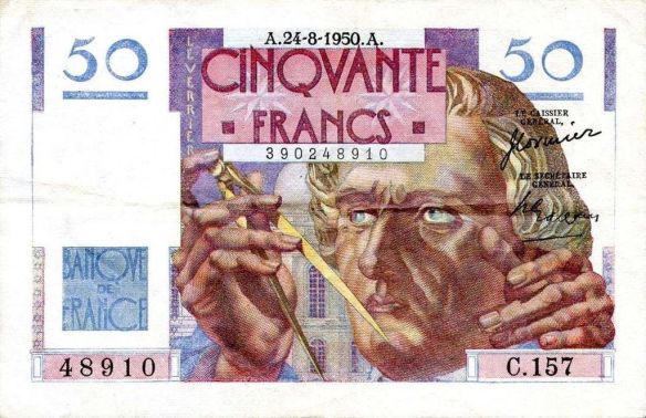 50_francs_Le_Verrier_1946_1