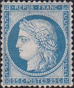  Visitez le site du planchage du timbre  Cérès dentelé n°60, type III 