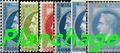 Planchage de timbres classiques de france