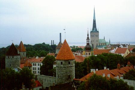 View over Oleviste Church